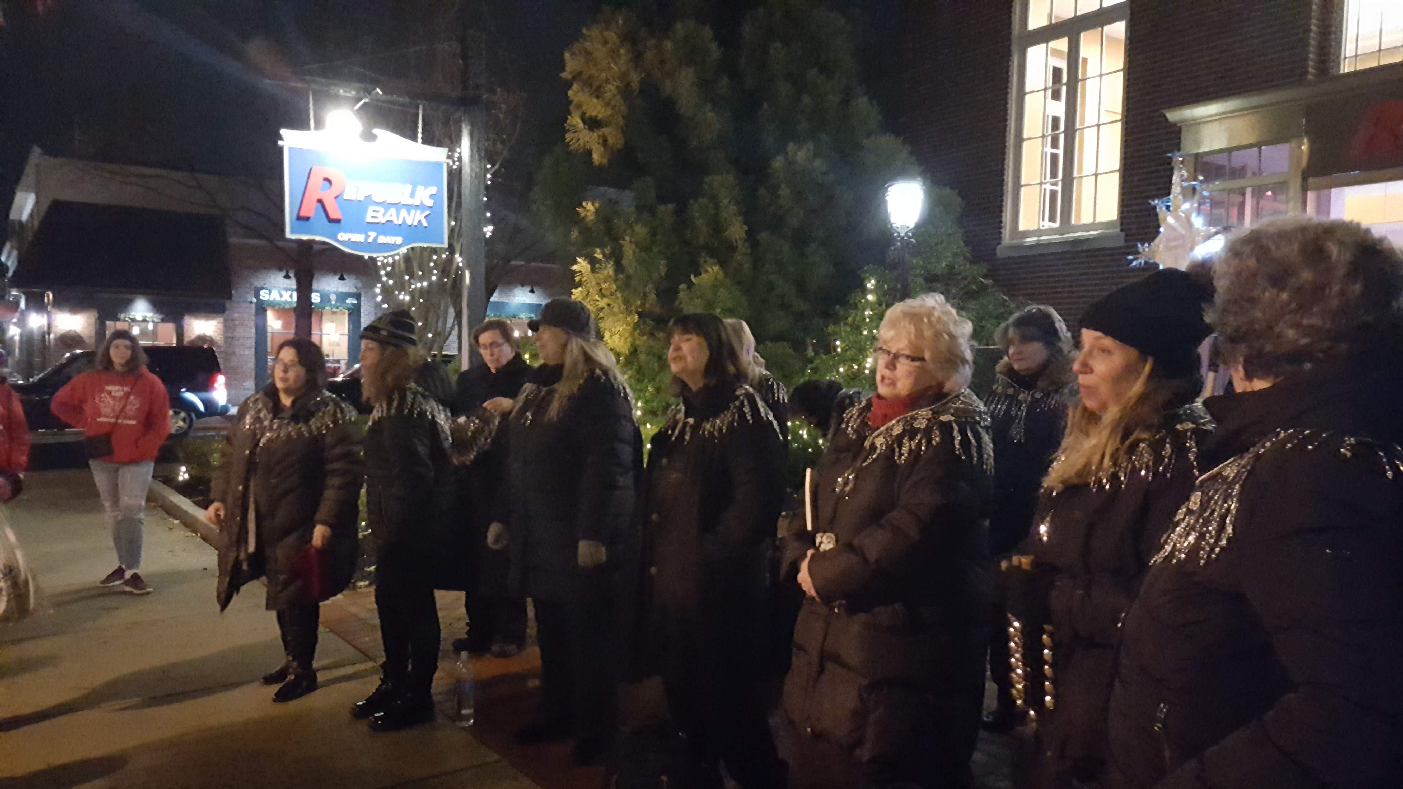 Caroling in Downtown Haddonfield